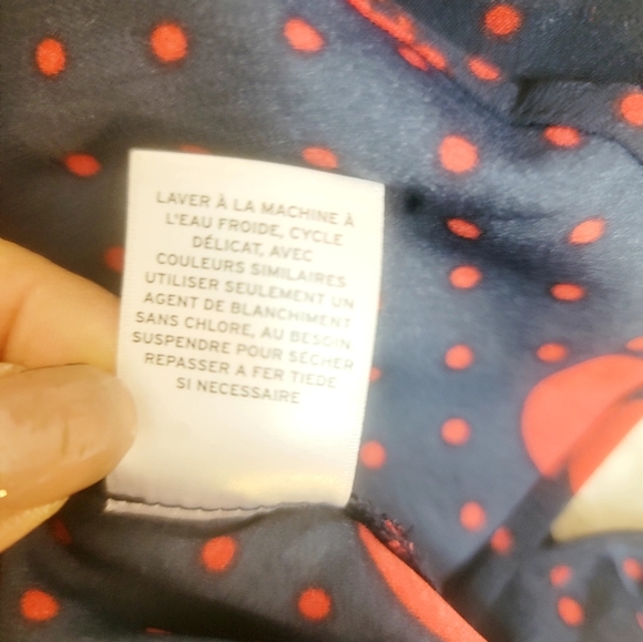 1901 GEOMETRIC PATTERN NOTCHED COLLAR BUTTON-UP LONG SLEEVE WOMEN'S SHIRT SMALL - Picture 6 of 16